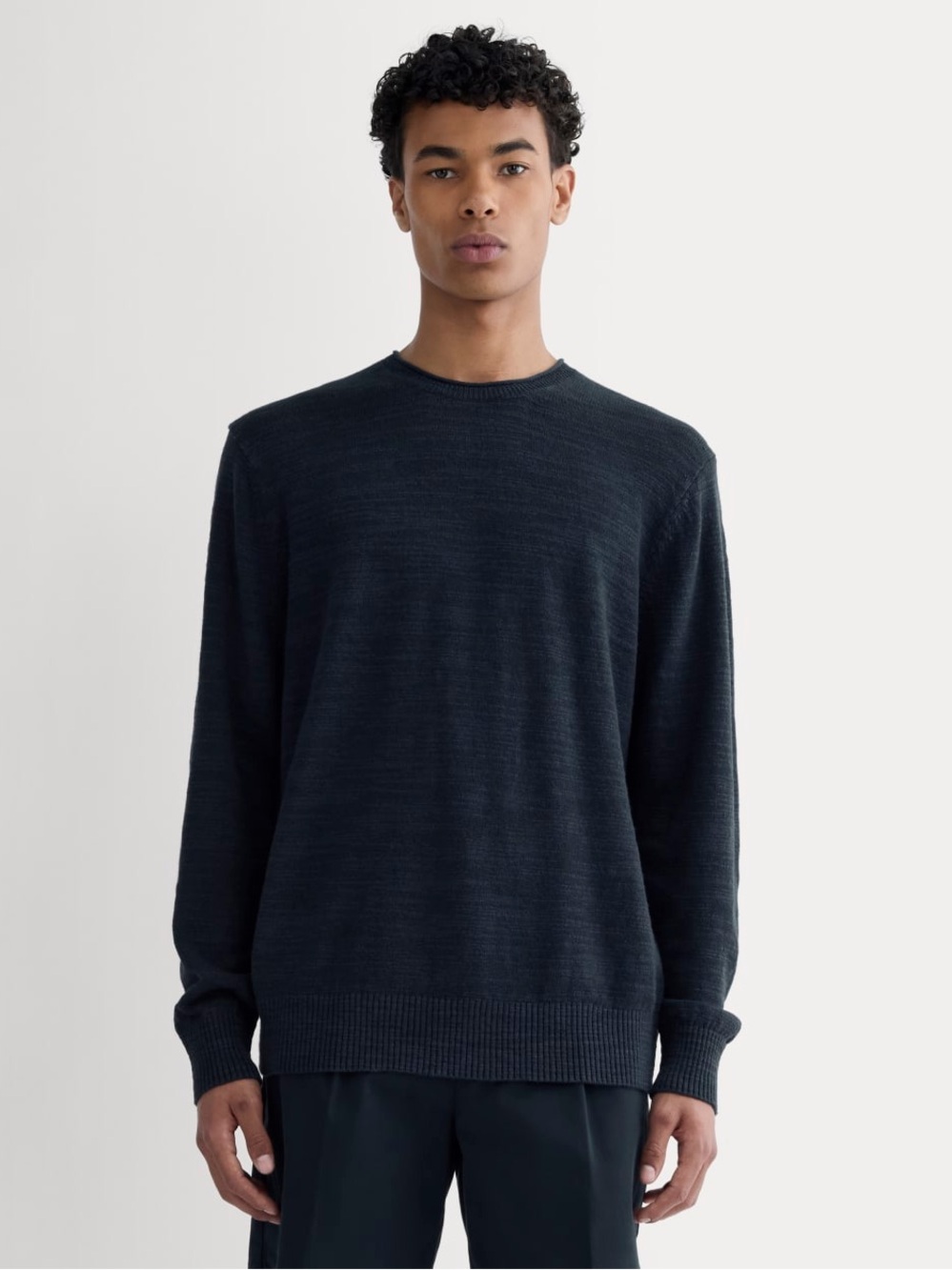 Everlane the Cotton Linen Pullover Sweater NWOT